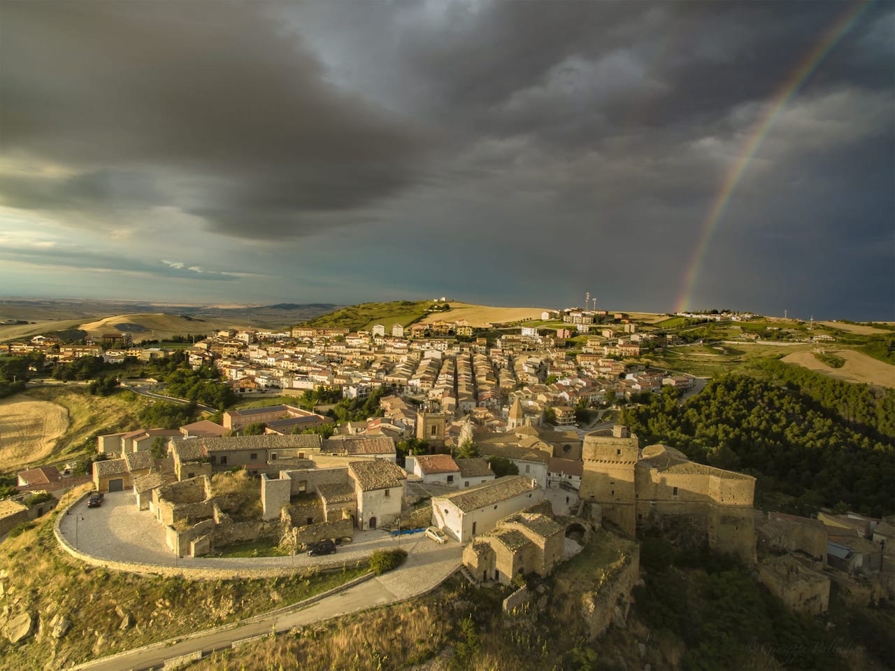 veduta aerea del centro storico